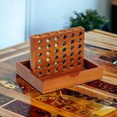 Buy Wooden Marble 3 Tie (Connect 4 Game) Fun & Educational Toy I 6 To 10 Yr Kid