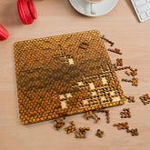 Honeycomb Fractal Puzzle I Challenging Puzzles for Kids for 6 Year Old and Above I MDF Wooden Puzzle I 99 Pieces