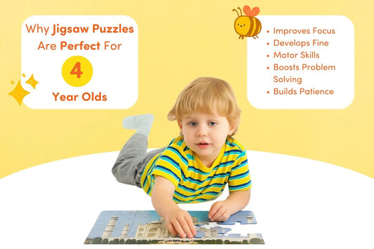 Why jigsaw puzzles are perfect for 4 year old