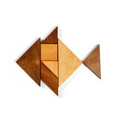 Wooden Tangram Puzzle | Brain Teaser Games | Fun & Learning