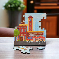 Fire Station Jigsaw Puzzles | Fun & Learning Games for kids - Mittimate