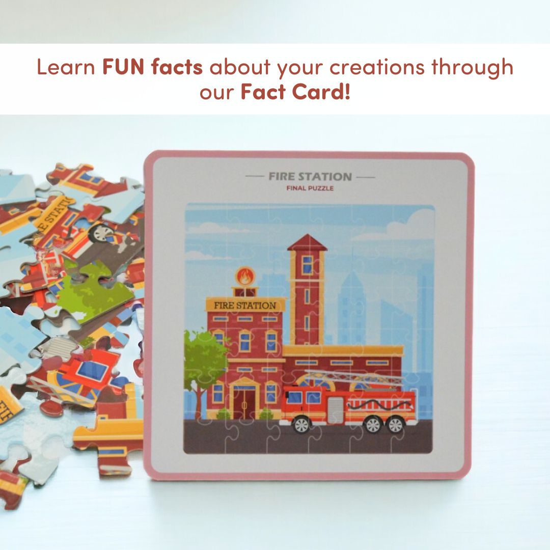 Fire Station Jigsaw Puzzles | Fun & Learning Games for kids - Mittimate