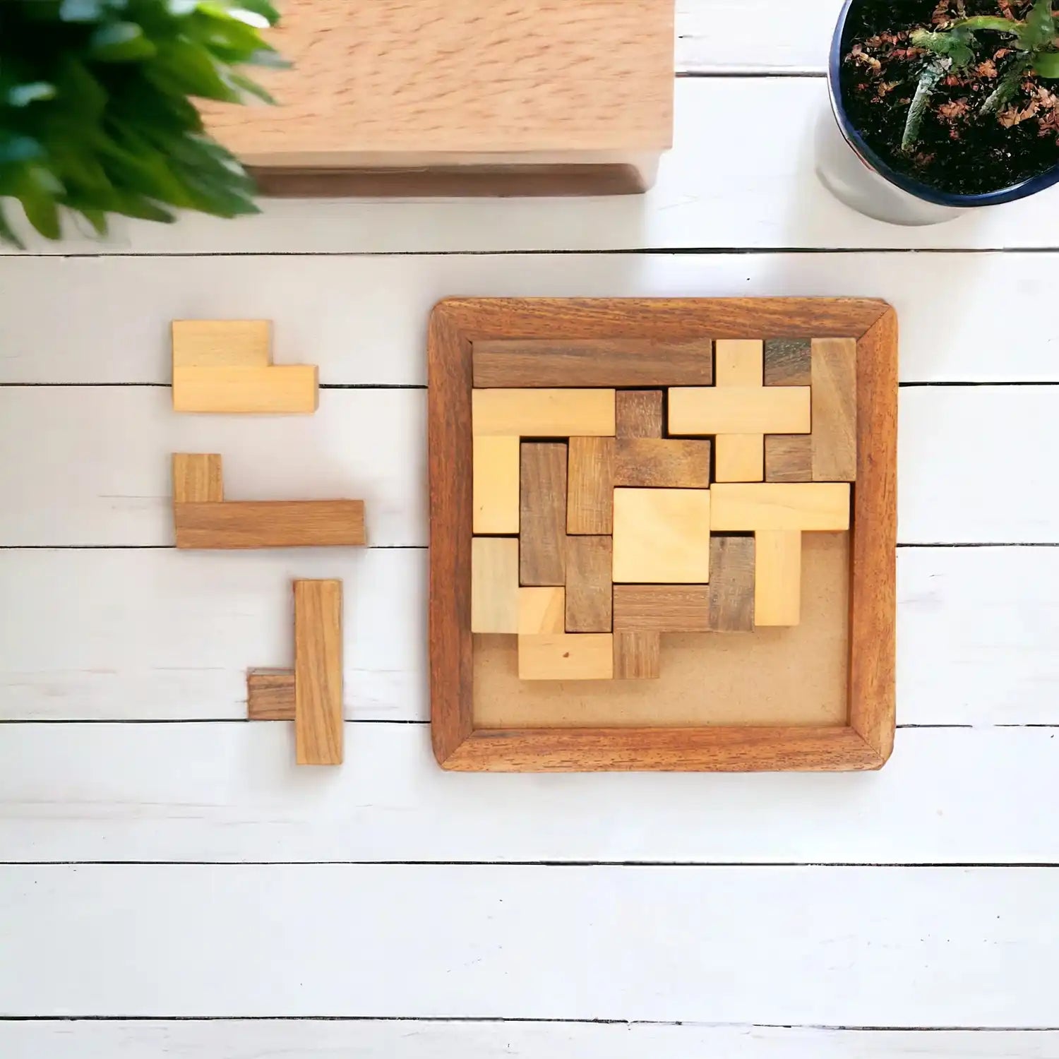 Buy Wooden Solid Pentomino Puzzle Game for Kids 6 Year Old and Above