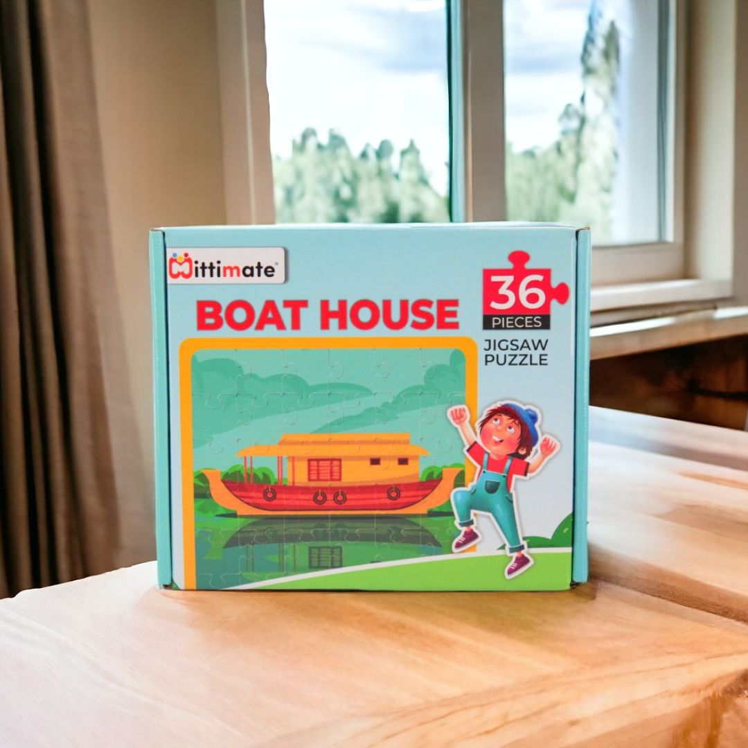 Boat house Jigsaw Puzzle |  Fun & Learning Games for kids - Mittimate
