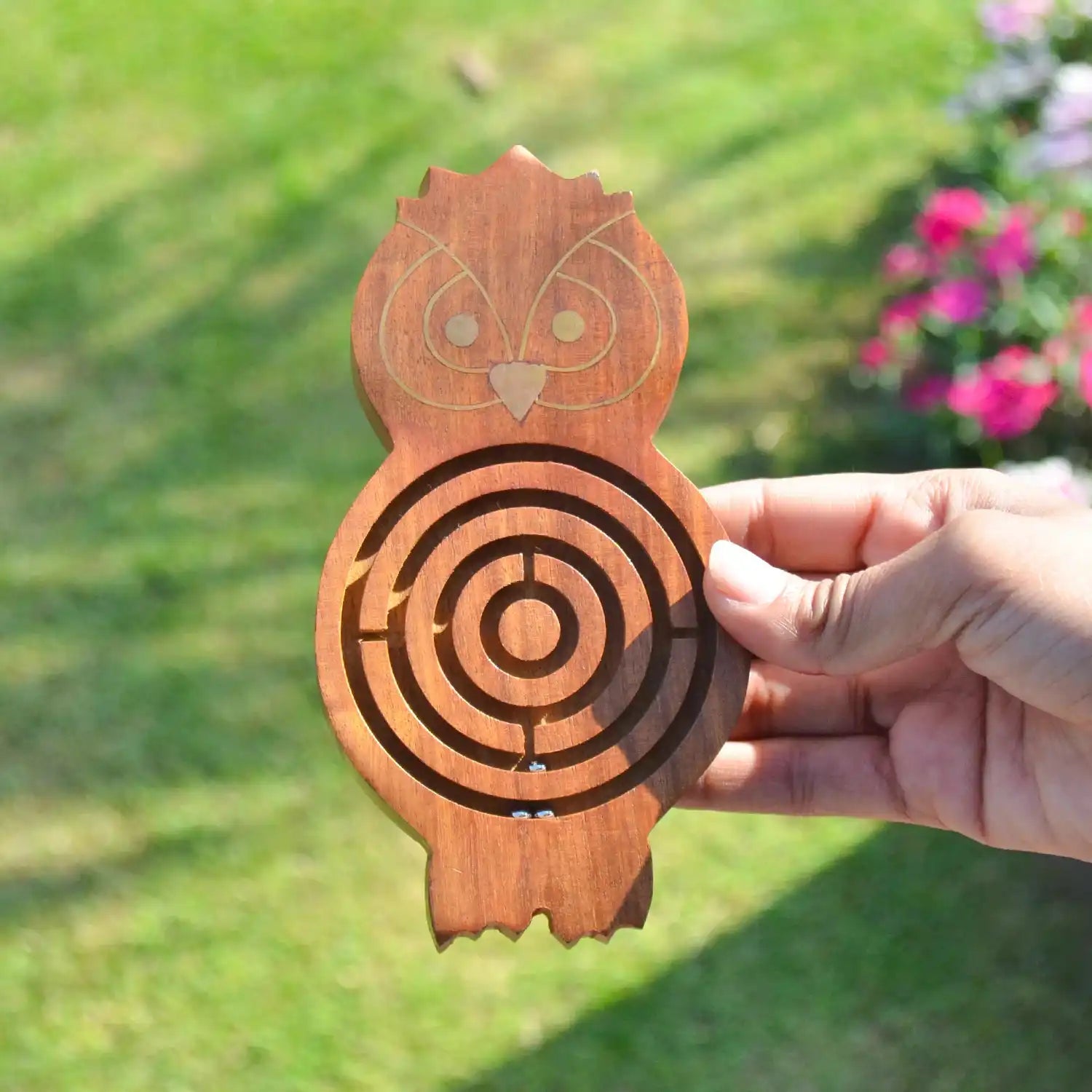 Buy Wooden Maze & Labyrinth Owl Puzzle Game for Kids 6 to 10 Year Old