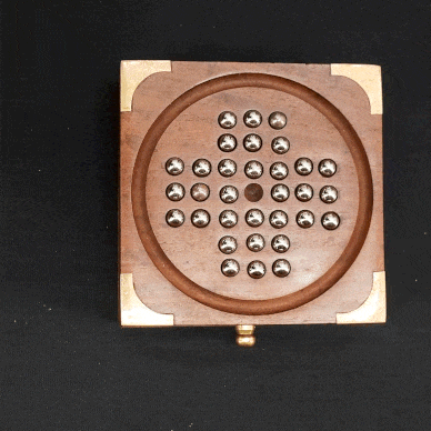Buy Brain Teaser Wooden Solitaire With Box I 6 To 10 Yr Kid – Mittimate
