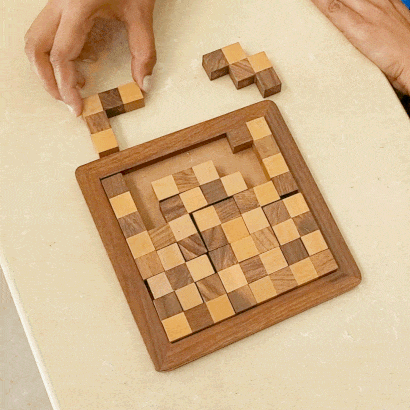 Wooden Pentomino Puzzles for 6 to 10 year olds I Mittimate