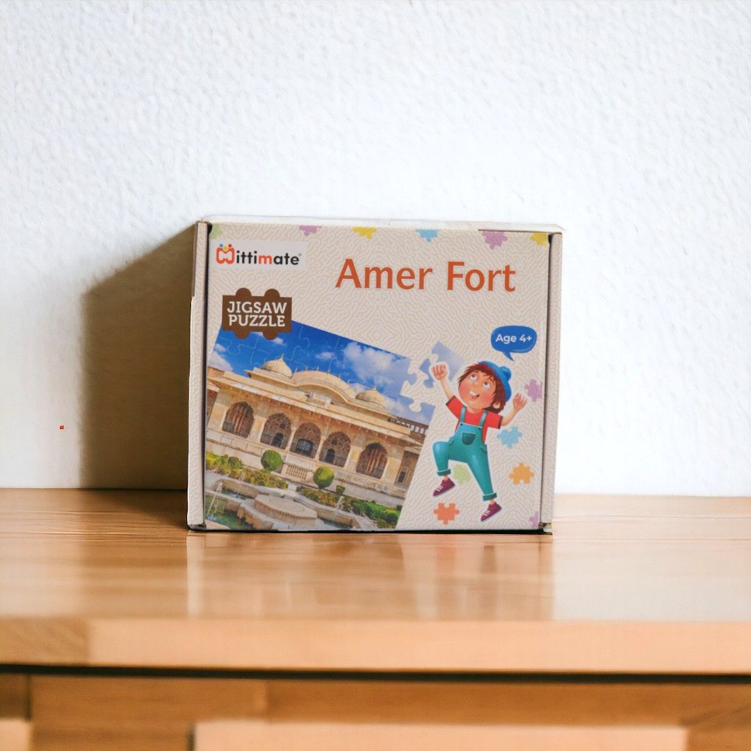 Amer Fort Jigsaw Puzzle |  Fun & Learning Games for kids - Mittimate