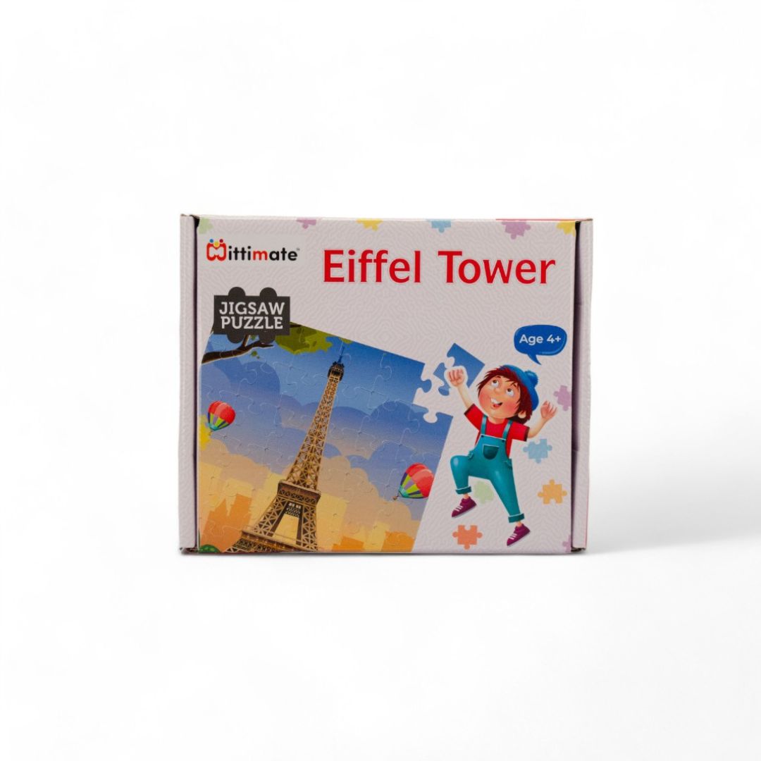 Eiffel Tower Jigsaw Puzzle | Fun & Learning Games for kids - Mittimate