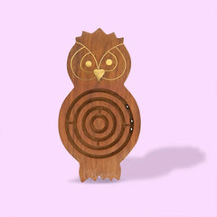 Buy Wooden Maze & Labyrinth Owl Puzzle Game for Kids 6 to 10 Year Old