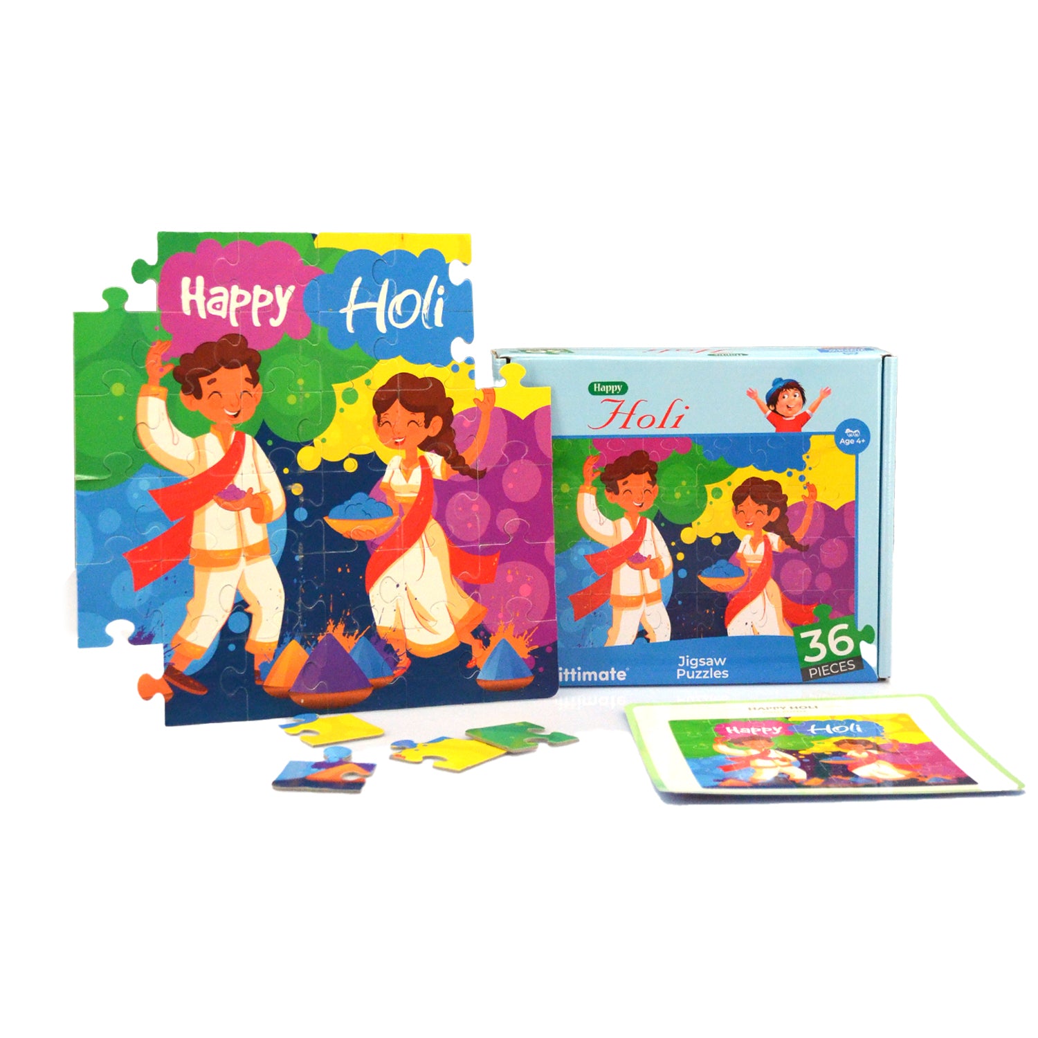 Holi Jigsaw Puzzles | Fun & Learning Games for kids - Mittimate