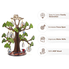 DIY Family Tree and Diwali Jigsaw Puzzle Set of 2 I Value Pack Combo