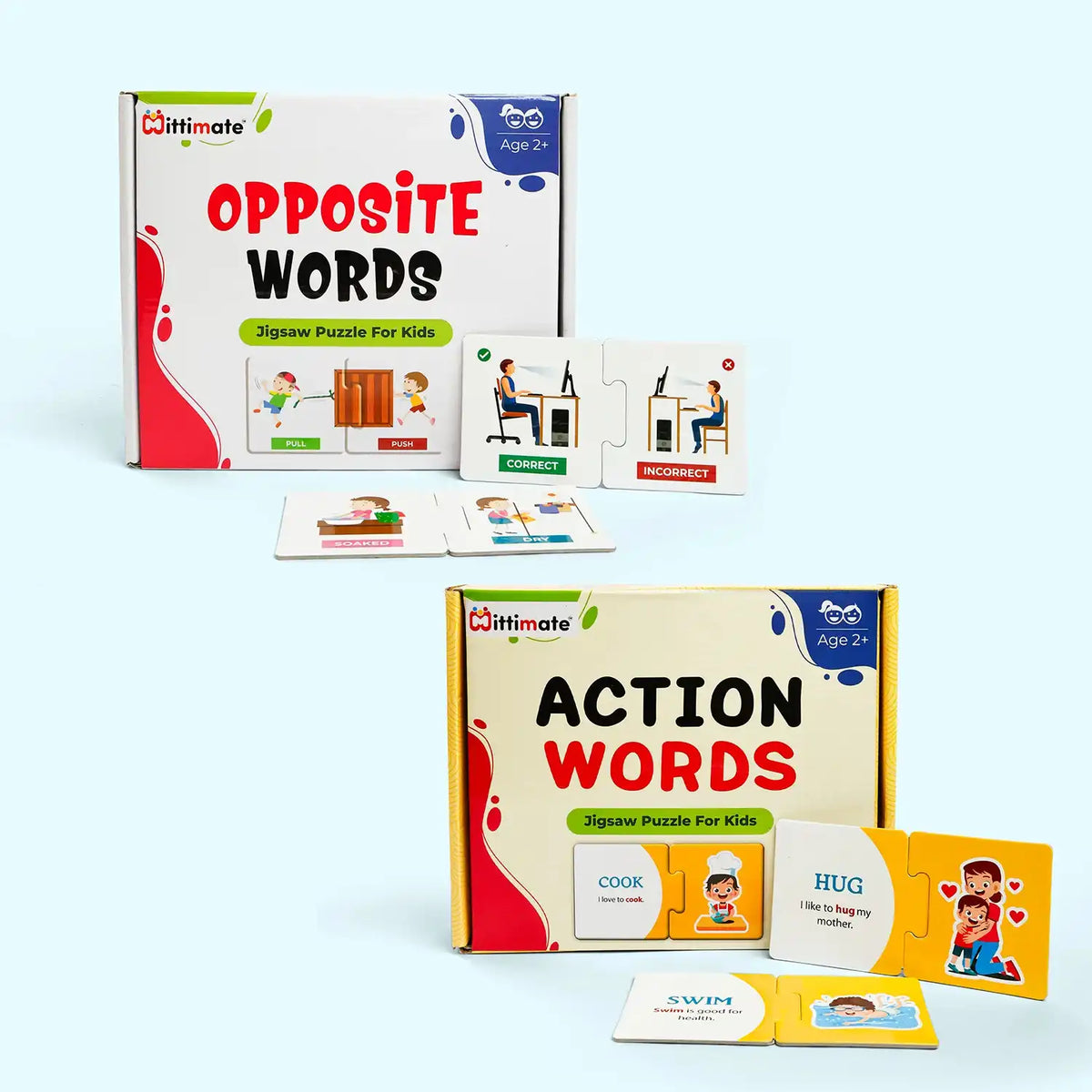 Buy Action & Opposite Word Jigsaw Puzzle Game for Kids 4 to 6 Year Old