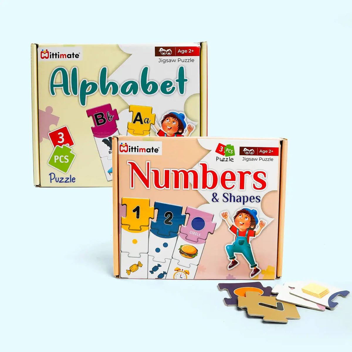 Buy Alphabet and Number Shape Jigsaw Puzzle Combo for Kids 2 to 4 Year Old