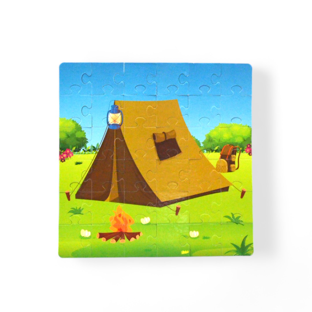 Tent House Jigsaw Puzzles | Fun & Learning Games for kids - Mittimate