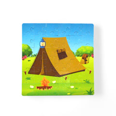 Tent House Jigsaw Puzzles | Fun & Learning Games for kids - Mittimate