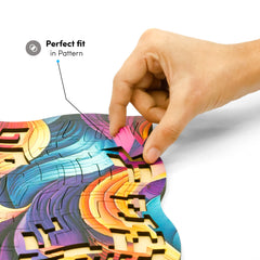 Be-Wave Fractal Puzzle for Kids I 6 Year Old & Above