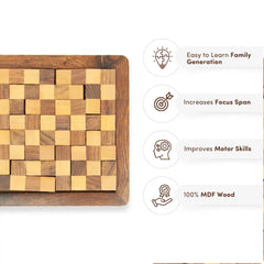 Buy Wooden Chess Pentomino Puzzle Game for Kids 6 to 8 Year Old