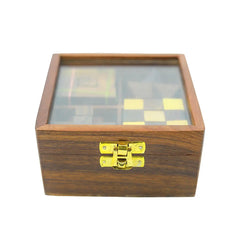 Buy Wooden 4 in 1 Puzzles for Kids 8 Year Old & Above I Snake Cube, Star Cube and Burr Puzzle and Cube Puzzle