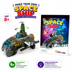 DIY Models Combo for Kids 8+ | Space Ship, Haunted House & 3D Trailblazer Bike | Creative Build & Play Activity Kit