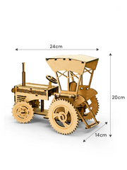 DIY - 3D Rusty Tractor Model | Fun & Learning Cardboard Games for Kids