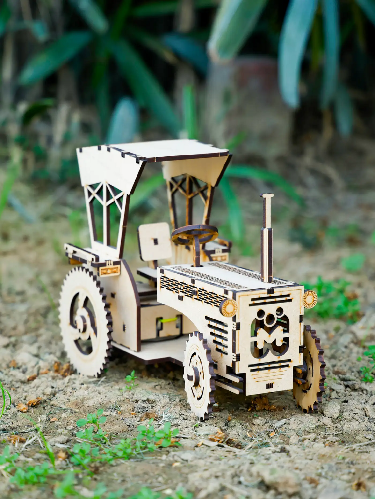 DIY - 3D Rusty Tractor Model | Fun & Learning Cardboard Games for Kids