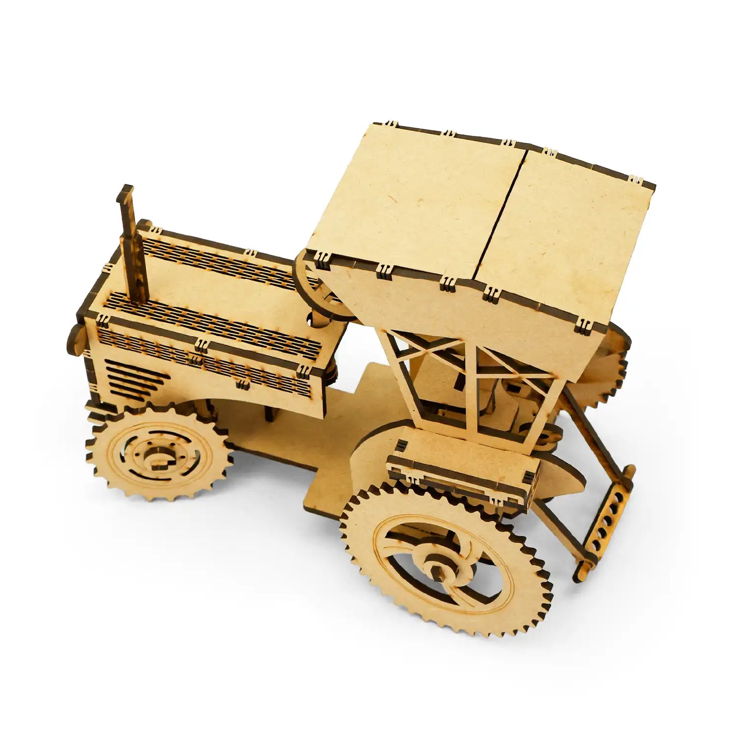 DIY - 3D Rusty Tractor Model | Fun & Learning Cardboard Games for Kids