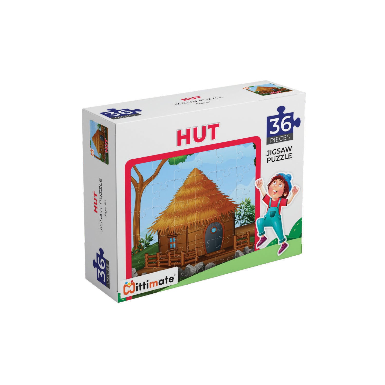 Hut Jigsaw Puzzles | Fun & Learning Games for kids - Mittimate