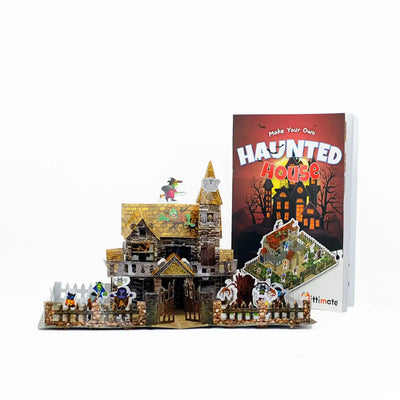 Make Your Own DIY Haunted House | 3D Model Construction Activity Kit for Kids (8+) | Develop Fine Motor Skill | Perfect for Gifting