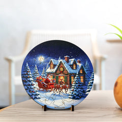 Christmas Fractal Puzzle for Kids – 54 Colorful Wooden Pieces | Challenging Brain Teaser for Ages 6+ | Develops Logic, Creativity & Problem-Solving Skills